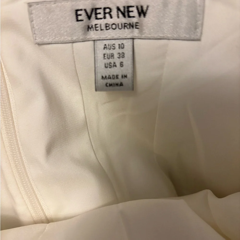 Ever New Cream Dress with Elegant Design - Picture 3 of 3